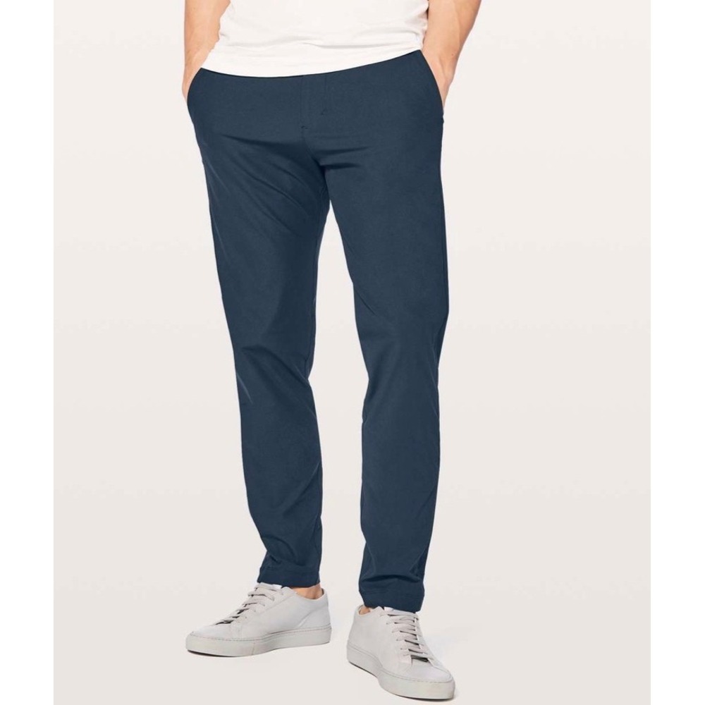 Lululemon Commission Pant Slim Warpstreme True Navy Mens 32‎ Technical Chino